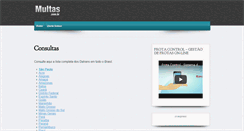 Desktop Screenshot of multas.com.br