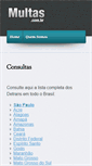 Mobile Screenshot of multas.com.br