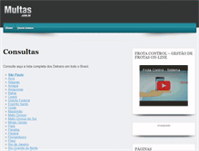 Tablet Screenshot of multas.com.br